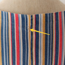 Load image into Gallery viewer, 1940s - Adorable Rainbow Stripes Cotton Dress - W31.5 (80cm)