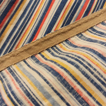 Load image into Gallery viewer, 1940s - Adorable Rainbow Stripes Cotton Dress - W31.5 (80cm)