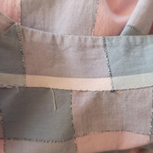 Load image into Gallery viewer, 1940s - Adorable Pink Plaid Puff Sleeves Dress - W27 (68cm)