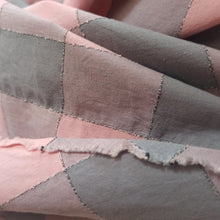 Load image into Gallery viewer, 1940s - Adorable Pink Plaid Puff Sleeves Dress - W27 (68cm)
