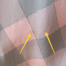 Load image into Gallery viewer, 1940s - Adorable Pink Plaid Puff Sleeves Dress - W27 (68cm)
