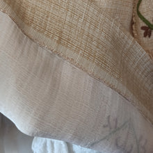 Charger l'image dans la galerie, 1950s - Adorable Brown Embroidery Raffia Dress - W26 (66cm)