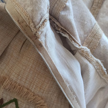 Charger l'image dans la galerie, 1950s - Adorable Brown Embroidery Raffia Dress - W26 (66cm)