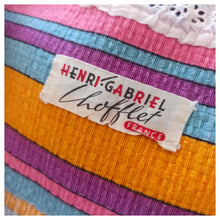 Charger l'image dans la galerie, 1950s - Henri Gabriel Chofflet, France - Fabulous Colorful Dress - W27 (68cm)