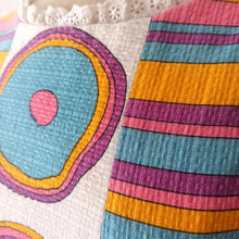 Charger l'image dans la galerie, 1950s - Henri Gabriel Chofflet, France - Fabulous Colorful Dress - W27 (68cm)