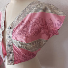 Charger l'image dans la galerie, 1950s 1960s - Horrockses, UK - Stunning Pink Bolero Dress - W25 (64cm)