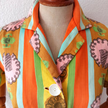Charger l'image dans la galerie, 1950s - Stunning Colorful Pockets Dress - W31 (80cm)