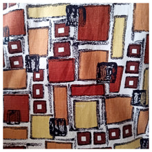 Charger l'image dans la galerie, 1950s - Gorgeous Abstract Rayon Top Blouse - Sz. L/XL