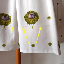 Charger l'image dans la galerie, 1950s - Fabulous Realistic Floral Print Cotton Dress - W29 (74cm)