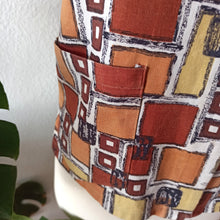 Charger l'image dans la galerie, 1950s - Gorgeous Abstract Rayon Top Blouse - Sz. L/XL