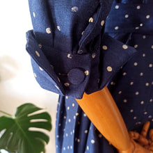 Charger l'image dans la galerie, 1950s - Iconic Dotted French Couture Soft Wool Dress - W27.5 (70cm)