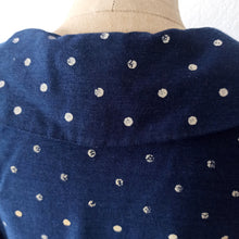 Charger l'image dans la galerie, 1950s - Iconic Dotted French Couture Soft Wool Dress - W27.5 (70cm)