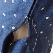 Charger l'image dans la galerie, 1950s - Iconic Dotted French Couture Soft Wool Dress - W27.5 (70cm)