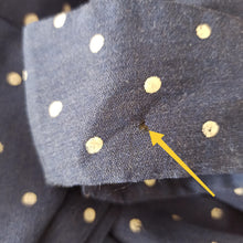 Charger l'image dans la galerie, 1950s - Iconic Dotted French Couture Soft Wool Dress - W27.5 (70cm)