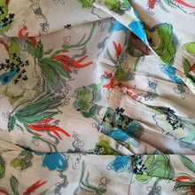Cargar imagen en el visor de la galería, 1940s - Fabulous Cold Rayon Dress - W27.5 (70cm)