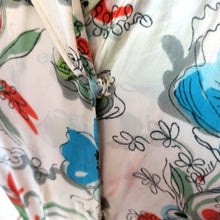 Cargar imagen en el visor de la galería, 1940s - Fabulous Cold Rayon Dress - W27.5 (70cm)