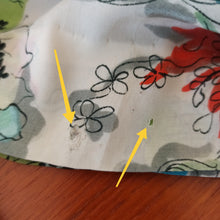 Cargar imagen en el visor de la galería, 1940s - Fabulous Cold Rayon Dress - W27.5 (70cm)