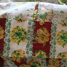 Charger l'image dans la galerie, 1950s - Stunning Autumnal Floral Print Cotton Dress - W27.5 (70cm)