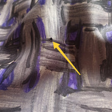 Charger l'image dans la galerie, 1950s - Stunning Purple Abstract Satin Silk Dress - W27.5 (70cm)