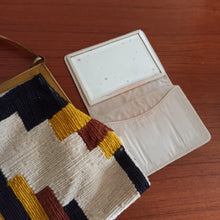 Cargar imagen en el visor de la galería, 1940s - Precious Colors Woven Wool Handbag