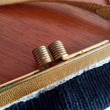 Cargar imagen en el visor de la galería, 1940s - Precious Colors Woven Wool Handbag