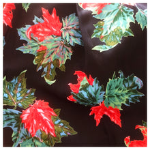 Charger l'image dans la galerie, 1950s - Stunning Black Autumn Leaves Couture Dress - W24 (60cm)