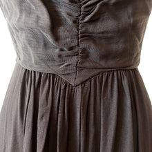 Charger l'image dans la galerie, 1940s - Stunning Buckle Back Rayon Crepe Dress - W28 (72cm)