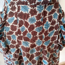 Cargar imagen en el visor de la galería, 1940s - Exquisite Peplum Ceramic Buttons Rayon Dress - W28.5 (72cm)