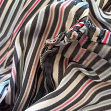 Charger l'image dans la galerie, 1950s - Adorable Rainbow Stripes Cotton Dress - W31 (78cm)