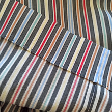 Charger l'image dans la galerie, 1950s - Adorable Rainbow Stripes Cotton Dress - W31 (78cm)