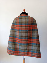 Load image into Gallery viewer, 1960s - FLORIANE/LEVI HASS, Paris - Elegant Tartan Wool Cape