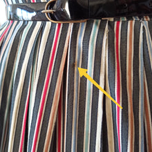 Charger l'image dans la galerie, 1950s - Adorable Rainbow Stripes Cotton Dress - W31 (78cm)