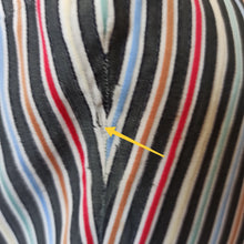 Charger l'image dans la galerie, 1950s - Adorable Rainbow Stripes Cotton Dress - W31 (78cm)