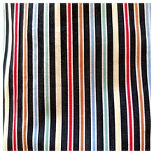 Charger l'image dans la galerie, 1950s - Adorable Rainbow Stripes Cotton Dress - W31 (78cm)