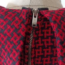 Charger l'image dans la galerie, 1950s - WÜNDISCH, Augsburg - Gorgeous Red & Black Dress - W26 (66cm)