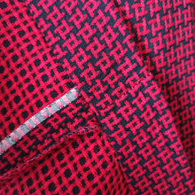 Charger l'image dans la galerie, 1950s - WÜNDISCH, Augsburg - Gorgeous Red & Black Dress - W26 (66cm)