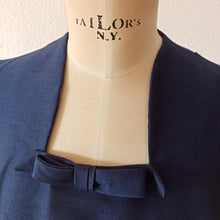 Charger l'image dans la galerie, 1950s - Spectacular Bombshell Buckle Back Wool Dress - W31.5 (80cm)