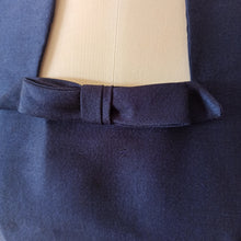 Charger l'image dans la galerie, 1950s - Spectacular Bombshell Buckle Back Wool Dress - W31.5 (80cm)