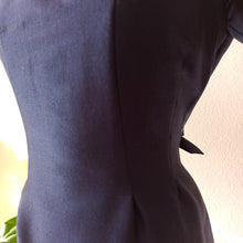 Charger l'image dans la galerie, 1950s - Spectacular Bombshell Buckle Back Wool Dress - W31.5 (80cm)