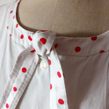 Cargar imagen en el visor de la galería, 1940s 1950s - Henri Ravoux, France - Adorable Day Dress - W27.5 (70cm)