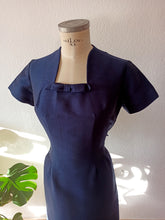 Charger l'image dans la galerie, 1950s - Spectacular Bombshell Buckle Back Wool Dress - W31.5 (80cm)