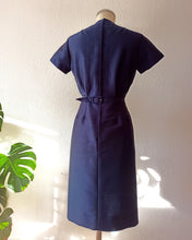 Charger l'image dans la galerie, 1950s - Spectacular Bombshell Buckle Back Wool Dress - W31.5 (80cm)