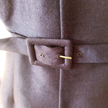 Charger l'image dans la galerie, 1950s - Spectacular Bombshell Buckle Back Wool Dress - W31.5 (80cm)