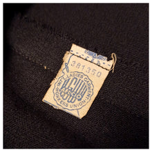 Charger l'image dans la galerie, 1950s - ILGWU, USA - Stunning Black Wool Dress - W28 (72cm)