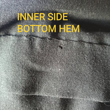 Charger l'image dans la galerie, 1950s - ILGWU, USA - Stunning Black Wool Dress - W28 (72cm)