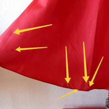 Charger l'image dans la galerie, 1940s 1950s - Richard Grossmark, London - Stunning Rouge Soft Taffeta Dress - W25 (64cm)