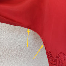 Charger l'image dans la galerie, 1940s 1950s - Richard Grossmark, London - Stunning Rouge Soft Taffeta Dress - W25 (64cm)