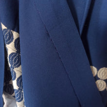 Charger l'image dans la galerie, 1950s - Stunning Royal Blue Gabardine Rayon Dress - W28 (72cm)