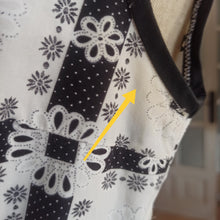 Charger l'image dans la galerie, 1950s - Marie Pascale, Paris - Exquisite Cotton Dress - W27 (68cm)