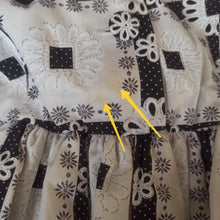 Charger l'image dans la galerie, 1950s - Marie Pascale, Paris - Exquisite Cotton Dress - W27 (68cm)